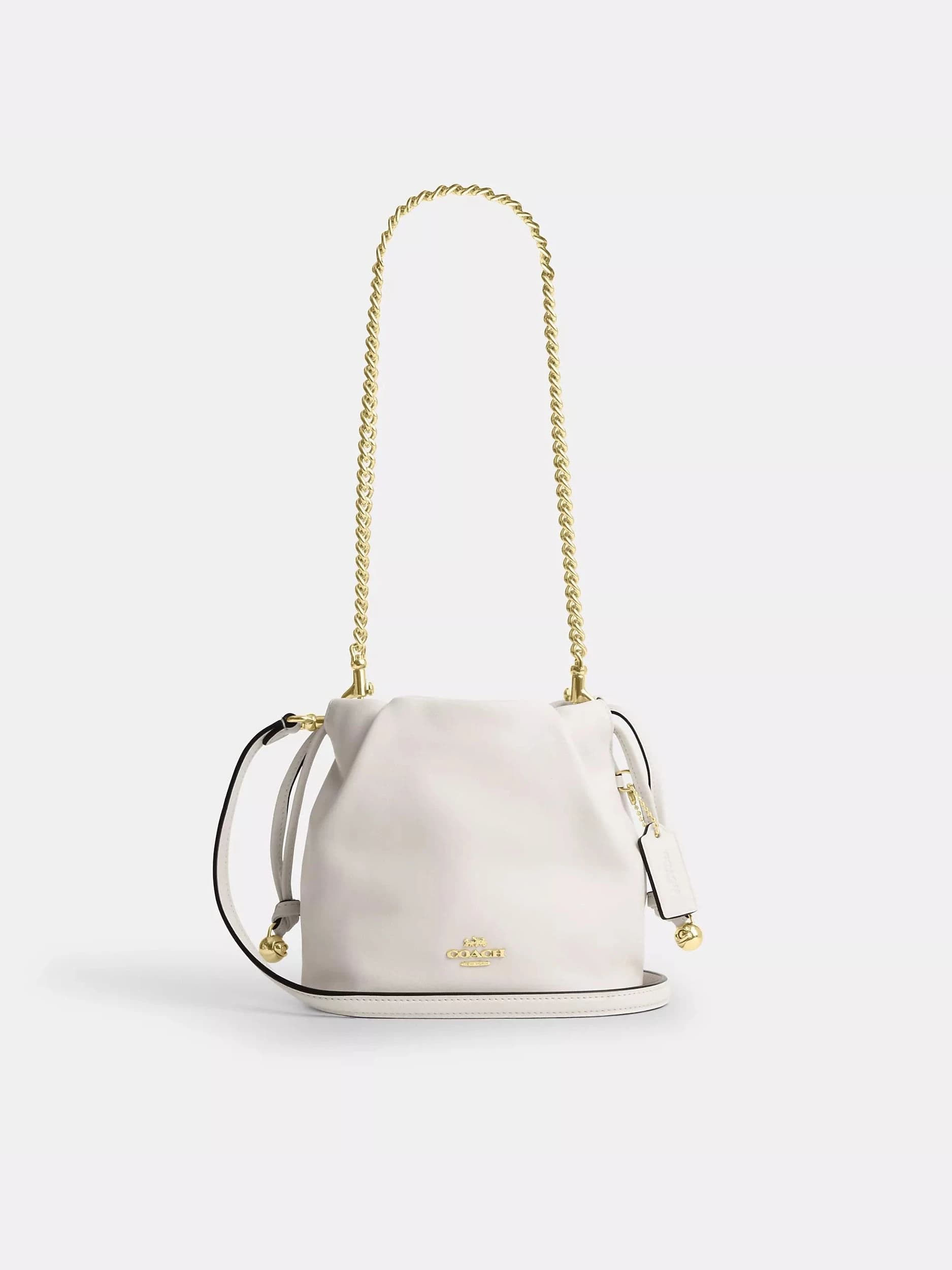 Coach Faye Mini Drawstring Bag With Ruching