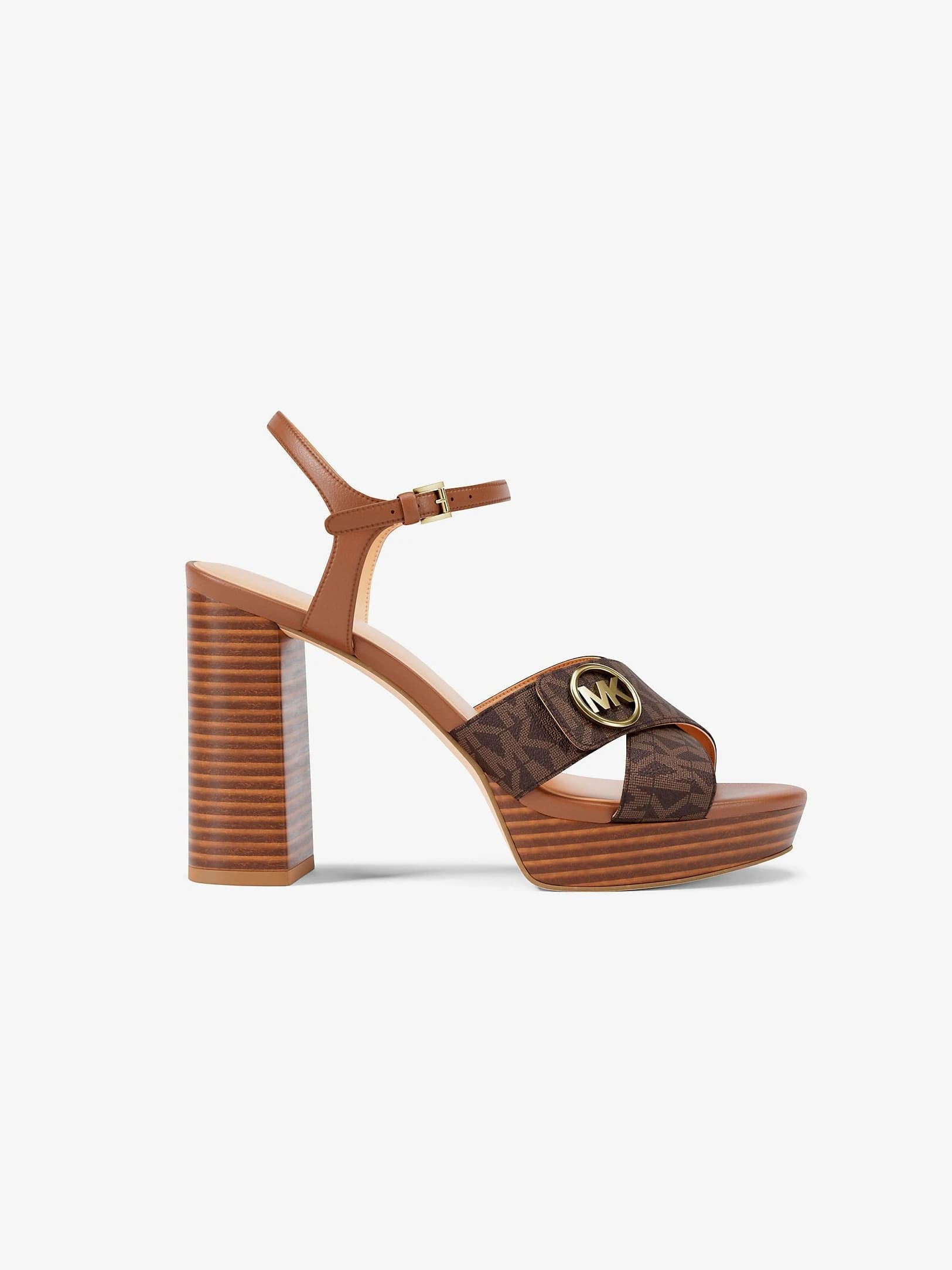 Hannah Signature Logo Platform Sandal