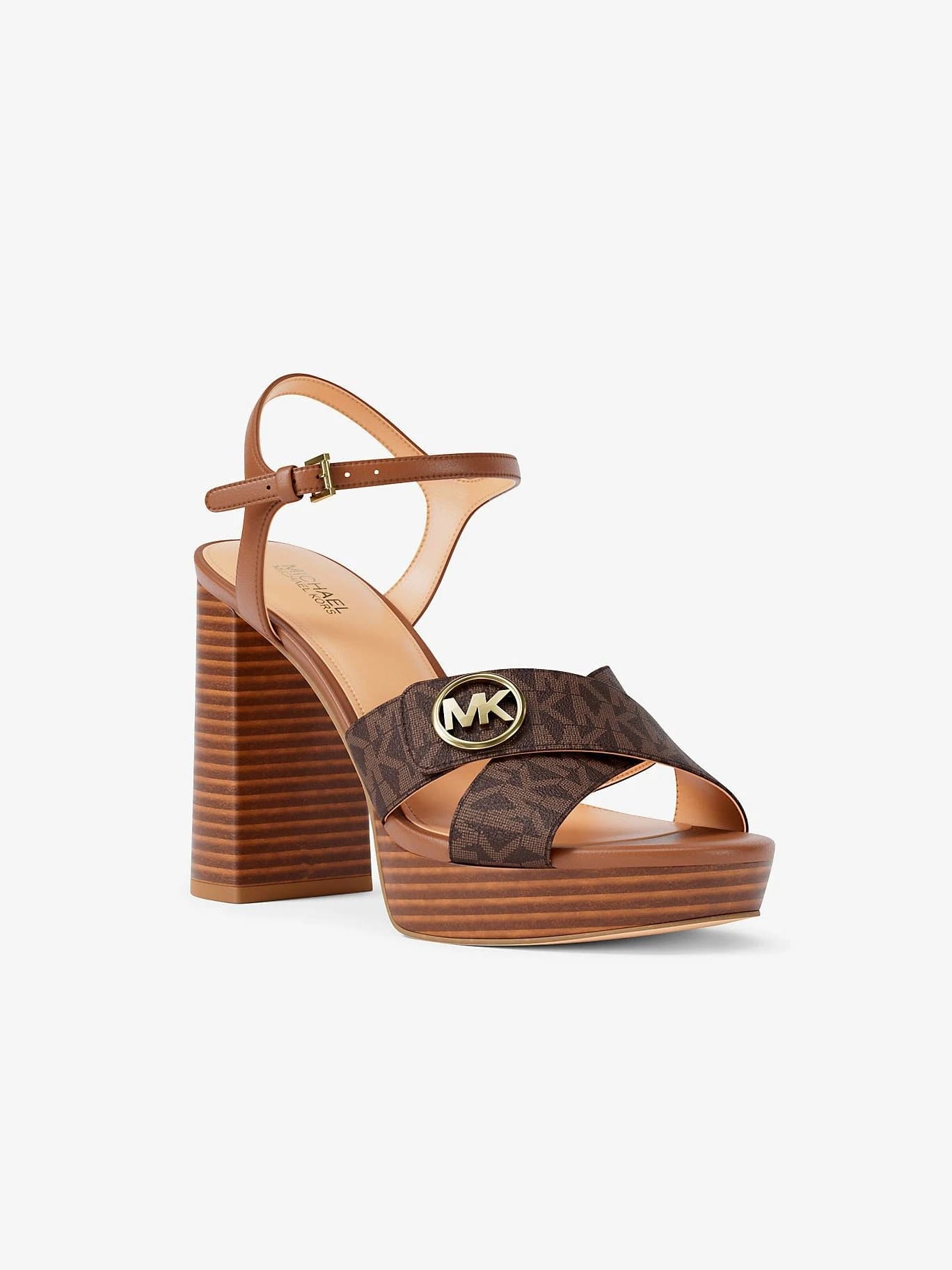 Hannah Signature Logo Platform Sandal